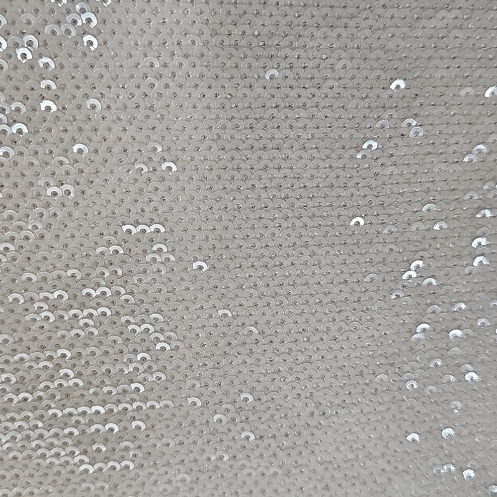 Express‎ Elevated Cream Sequin Sleeveless Crew Ne… - image 7